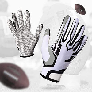 Guantes de fútbol americano con receptor ancho, guantes de Fielding con logotipo personalizado para clima frío, guantes de Rugby, precio barato - Product Image 2