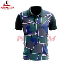 Camisa Polo de Golf Sublimada para Hombre, Camisa de Manga Corta con Estampado de Cuello que Absorbe La Humedad para Golf y Ropa Casual - Product Image 5