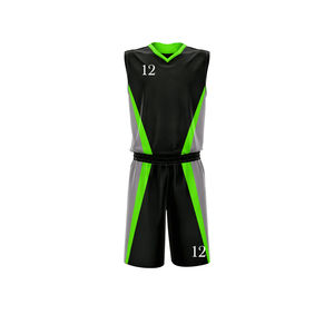 Best-seller Uniforme de basket-ball personnalisé pour hommes Prix de gros Grande taille Uniformes de basket-ball respirants avec design imprimé OEM - Product Image 2
