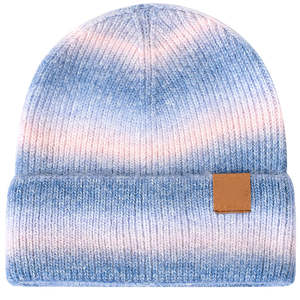 Comfortable <b>Men</b> Beanie Caps Color Striped Design Customized Logo Made Winter <b>Hats</b> 100%Cotton Adults Unisex Beanie Cap - Product Image 1