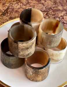 Natural Buffalo Horn <b>Napkin</b> Rings for Wedding Hotel Table Use Antique Quality <b>Napkin</b> <b>Birthday</b> Party Table Use Horn <b>Napkin</b> Ring - Product Image 6