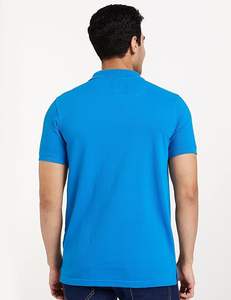 <b>Viscose</b>/Cotton Solid Knitted Golf for <b>Shirt</b> <b>Men's</b> Custom Logo Embroidery - Product Image 2