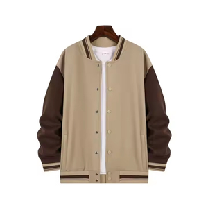 Chaqueta de Béisbol Personalizada OEM para Hombre, Estilo Vintage Letterman Varsity, Elegante, Tallas Grandes, Mangas con Cadena, Chenille, Invierno - Product Image 2