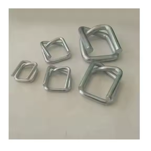 High Strength Silver Finish Stainless Steel Square Shape Wire Buckle for Secure Cargo Strapping Reliable Industrial Lashing - Product Image 2