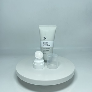 PE <b>Plastic</b> <b>Tube</b> with Roll-On Cap 5 Balls Customized Logo & Gold Stamp Printing Gloss Finish for Facial Cleanser & Face Cream - Product Image 5