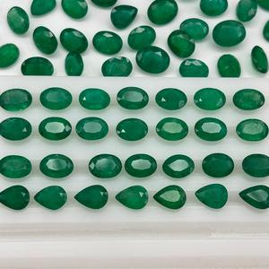 พลอยอัญมณีทรงหลวมจากมรกตธรรมชาติ8X6mm เกรดสูงตัดรูปวงรีสำหรับแหวนแฮนด์เมดพลอยทำด้วยมือขายส่งเป็นจำนวนมาก - Product Image 4