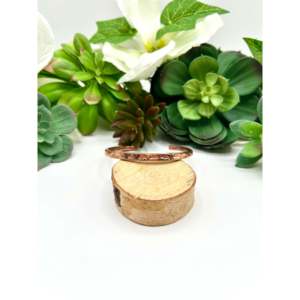 Shirley Collection Elegant <b>Copper</b> Plumber Fashion Cuff Bracelet - Product Image 1