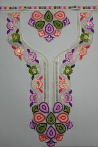 Minimalist Style Embroidered Net Neck <b>Collar</b> with Fine Sequin Work Simple Elegant Patches <b>for</b> Kurti Blouse Gown Neckline - Product Image 5