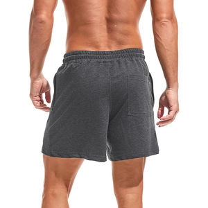<b>men</b> fleece <b>shorts</b> cotton soft fabric elastic waistband casual <b>lounge</b> training gym comfort daily wear - Product Image 2