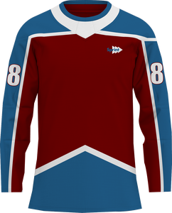 Jersey de hockey sublimado equipo juvenil bordado logotipo personalizado ropa de hockey sobre hielo entrenamiento concurso - Product Image 5