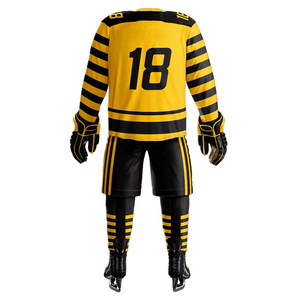 OEM servicio directo de fábrica mejor material nuevo modelo de tasa ajustable jersey de hockey sobre hielo Premium desgaste de hockey sobre hielo - Product Image 3
