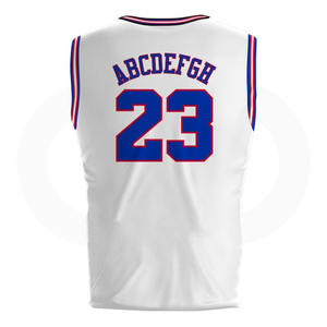 Maillot de basket-ball personnalisé en gros, qualité supérieure, design respirant, meilleur prix, votre propre design bienvenu, 100% polyester - Product Image 2