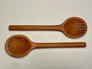 Cuchara Grande de Madera Hecha a Mano con Acabado Natural, Utensilio de Cocina Ecológico para Servir en el Hogar, Restaurantes y Fiestas - Product Image 2