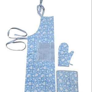 Cross-back Unisex Polyester Chef's <b>Apron</b> Large <b>Pockets</b> Adjustable Strap Button Closure Short Sleeve-Black for Stylist Florist - Product Image 1