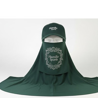Casquette Hijab Coupe-Vent pour Femme, Personnalisée, Vente en Gros, Designer, en Cuir, Modeste, Respirante, Service OEM, Luxe, pour Femmes Musulmanes Adultes