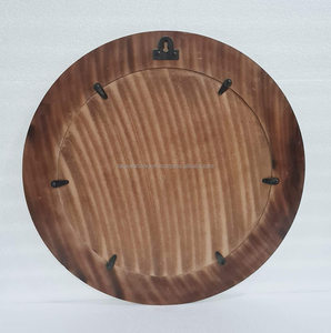 Espejo de pared con incrustaciones de resina redonda moderna, Material de madera con patrón ovalado para cocina, decoración del hogar, exportado desde Falak World Export - Product Image 3