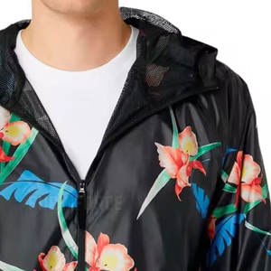 Offre Spéciale Vestes coupe-vent pull personnalisées avec col à capuche Service OEM disponible Veste coupe-vent - Product Image 5