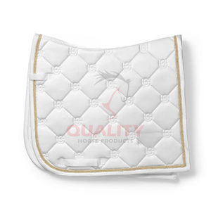 Meilleure vente de tapis de selle anglais respirant design matelassé doublure douce durable soutien confortable pour les chevaux utilisation quotidienne de l'équitation - Product Image 1