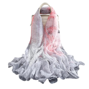 Tissu écharpes impression numérique personnalisé avec étiquette blanche service qualité supérieure approvisionnement en vrac bas quantité minimale de commande parfait pour le succès de la marque - Product Image 4