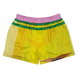 กางเกงเบสบอลพิมพ์โลโก้ตามสั่งสำหรับผู้ชาย ผ้าตาข่าย ดีไซน์แบบซับลิเมชั่น กางเกงกีฬา สตรีทแวร์ บริการ OEM - Product Image 1