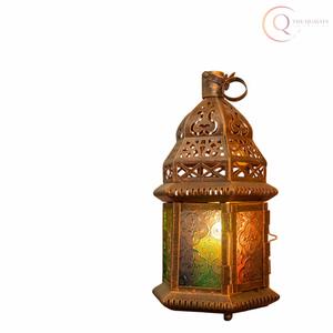 Candelabro de Metal de Primera Calidad para Uso en Ramadán |   Diseño Elegante, Impermeable y Duradero para el Ambiente del Hogar, Cafeterías y Restaurantes - Product Image 2