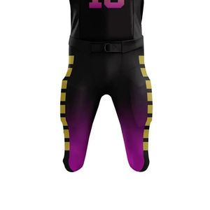 2025 meilleure vente taux réglable uniforme de Football américain usine directe nouveau modèle hauts respirant 100% Polyester uni - Product Image 5