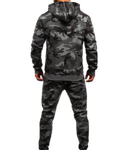 Conjunto Deportivo de Algodón para Hombre, Sudadera con Capucha y Pantalones Deportivos, Estampado de Camuflaje, Personalizado OEM - Product Image 5