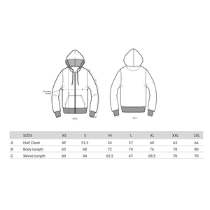 Sweats à capuche zippés personnalisés pour hommes poids lourd 400GSM Hoodies fabricant Street Wear Style Zipper Hoodies pour hommes personnalisation - Product Image 5