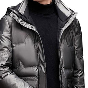 Chaqueta de Plumón Personalizada para Hombre, de Invierno, Impermeable y Transpirable, de la Mejor Calidad, con Relleno de Fibra de Poliéster 100% - Product Image 5