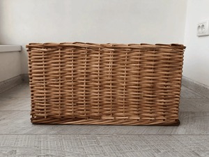 <b>Large</b> Rectangle Natural Rattan Eco-Friendly Modern Multi-Purpose <b>Storage</b> <b>Basket</b> - Product Image 1