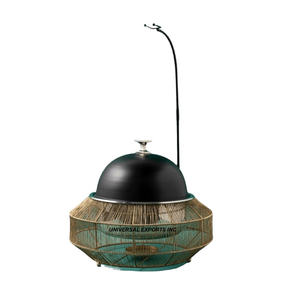 Metal <b>Food</b> <b>Warmer</b> White Finished Dinnerware Casserole With Gold Lid Excellent Quality Handmade Metal Hotpot - Product Image 3