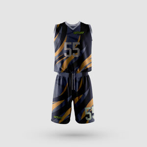 Custom Design Breathable Sportswear Reversible Basketball Jersey Set Printed Custom Sublimation Basketball Uniform - Product Image 5