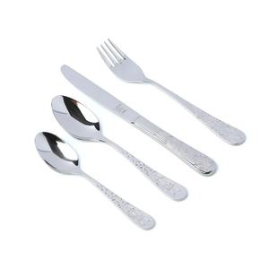 Cute Cartoon Engraved Kids <b>Cutlery</b> Set Silver Finished Flatware Child-Friendly Utensils for <b>Toddlers</b> Mealtime and Gifting - Product Image 6