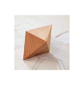 Papel de madera Peso forma de triángulo Nuevo diseño caligrafía utiliza Venta al por mayor Mejor calidad Peso de papel de madera de lujo - Product Image 2