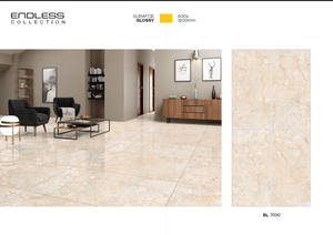 Carreaux de céramique en porcelaine brillante à motifs de 600*1200mm pour mur intérieur de villa et sol de salon - Product Image 3