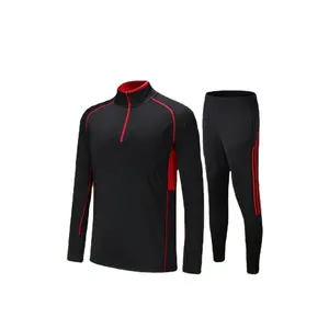 Nouvelle saison survêtement de football personnalisé veste de football pour hommes avec tous les logos vêtements de jogging essentiels