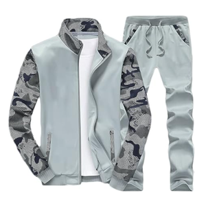 Sweatshirts de survêtement deux pièces fermeture éclair personnalisé coupe ajustée ensemble de course décontracté prix abordable OEM et emballage personnalisé - Product Image 6