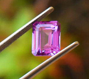 Lab Alexandrite Octagon Cut Piedra preciosa suelta para joyería 14X12mm a 20X15mm Tamaños Corte facetado Alexandrite - Product Image 5