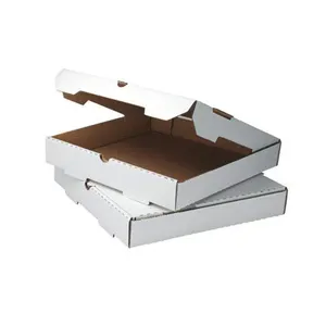 14 "X 14" X 2 "흰색 인쇄되지 않은 골판지 피자 상자 재활용 종이를 100% 하 고 피자를 보호