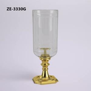 Antique <b>Gold</b> <b>Candle</b> <b>Holder</b> for Rustic Wedding Table Decor Inspired <b>Candle</b> <b>Holders</b> Made by Zahid Exports - Product Image 2