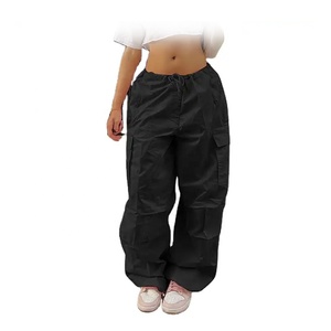 OEM Pantalon taille basse respirant pour femmes Pantalon cargo imperméable Street-Wear Fashion Casual Pantalons et pantalons pour femmes - Product Image 3