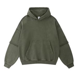 Nouveau style personnalisable 100% coton pour hommes veste à capuche surdimensionnée et sweat-shirt prix de gros de PK pour l'hiver - Product Image 1