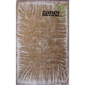 Tapis Premium Somptueux Tressé à la Main Uni Kaki Foncé Design Moderne Tissé avec de la Laine Naturelle et du Coton pour la Maison, le Bureau et les Sols - Product Image 1