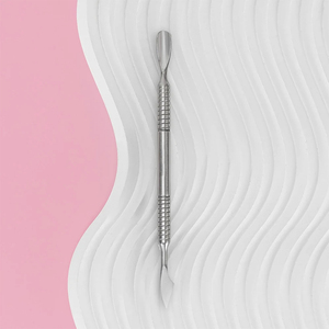 Manicure <b>Pedicure</b> <b>Tool</b> OEM Custom Professional Stainless Steel Reusable High Quality Cuticle Pusher Double Ended Nail Cleaner - Product Image 6