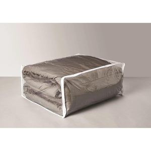 Set of 5 Clear <b>Vinyl</b> Zippered Storage Bags 25x21x11 Inch Plastic Storage Bins & <b>Boxes</b> - Product Image 5