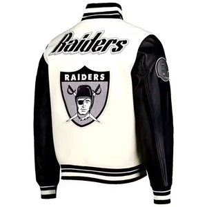 แจ็คเก็ตเบสบอลวิทยาลัยแบบใหม่ ปี 2025 แจ็คเก็ตเลตเตอร์แมน แจ็คเก็ตเบสบอลวิทยาลัยสำหรับผู้ชาย - Product Image 3