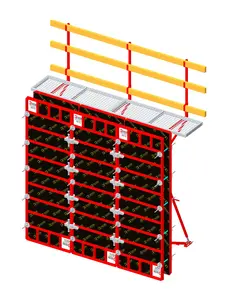 Бетонная формовочная стеновая форма TECON Q345, регулируемая стойка, стальная рамка, панель, опалубка с березовыми фанерными панелями, формы для продажи