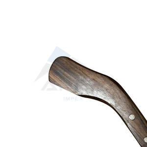 Cuchillo de pezuña de doble filo de acero inoxidable japonés de primera calidad, mango de Madera Suave, herramienta de herrador afilada, pezuña de caballo para diestros - Product Image 4