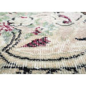 Tapis en laine noué à la main vintage, motif médaillon rouge et orange, grande surface 9x12 pour usage domestique, pour décorations de salon - Pae-2135 - Product Image 3