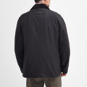 Men's Hooded Street Style <b>Waxed</b> <b>Canvas</b> Jacket 100% Cotton Waterproof Custom Logo & Size - Product Image 2